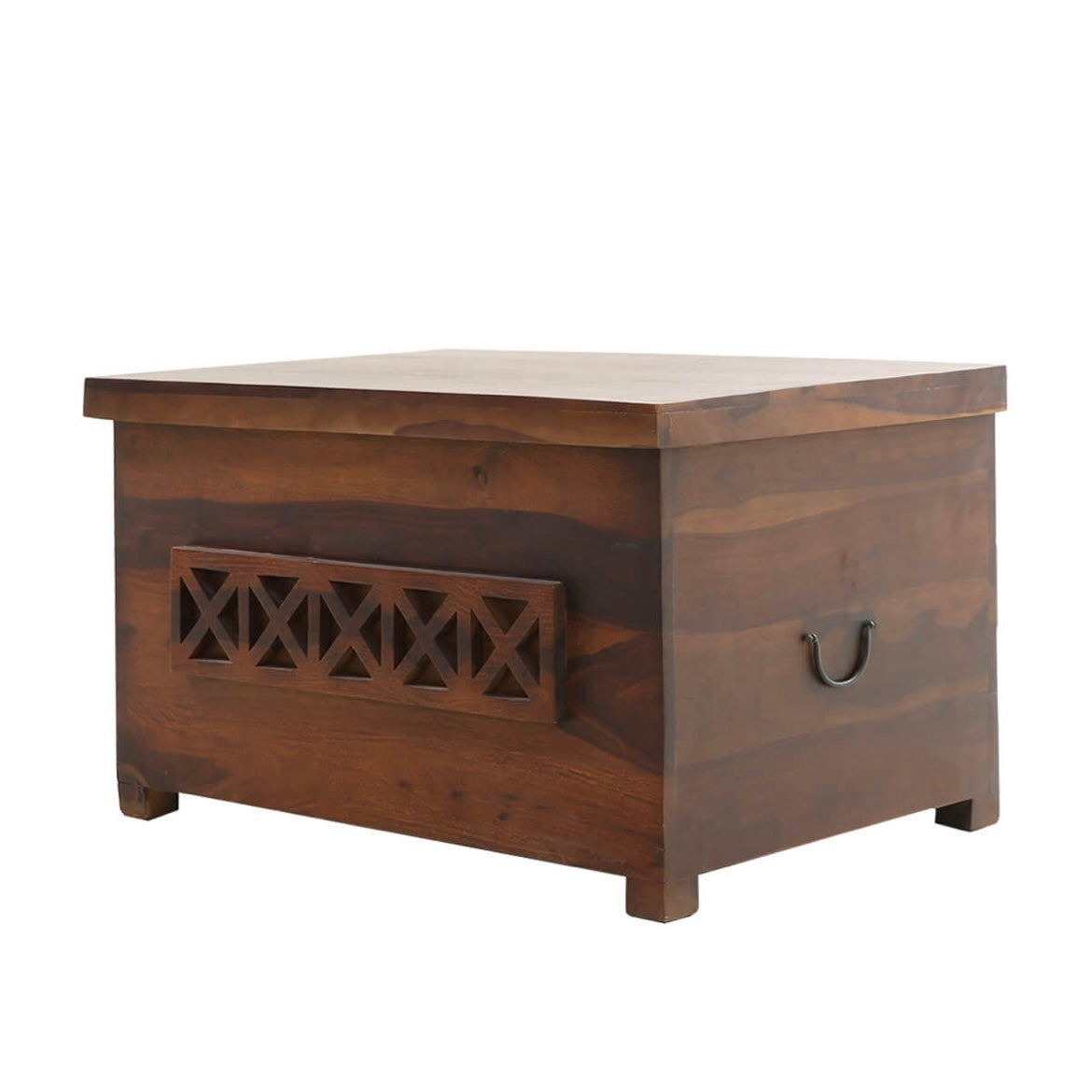 Solid Wood Blanket Box/Coffee Table Finished in Walnut