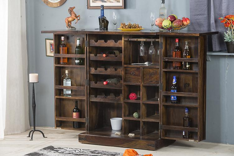 solid wood bar table