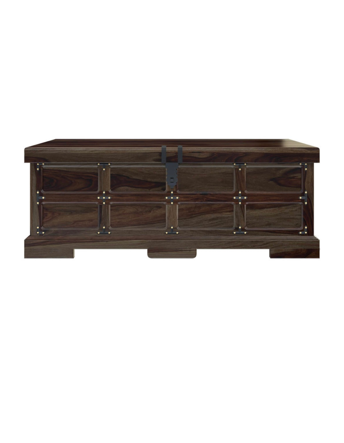 solid wood trunk coffee table