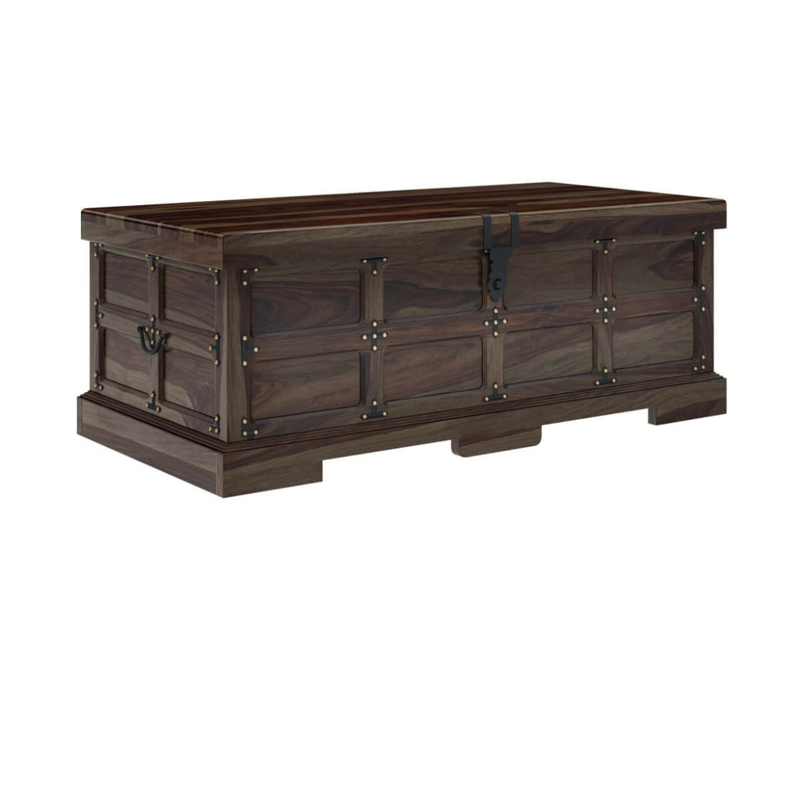 solid wood trunk coffee table