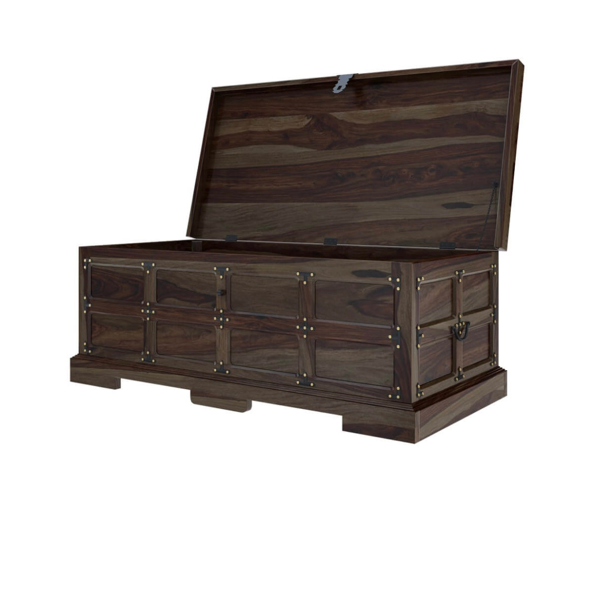 solid wood trunk coffee table