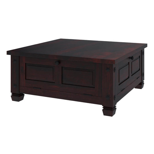 solid wood rectangular coffee table