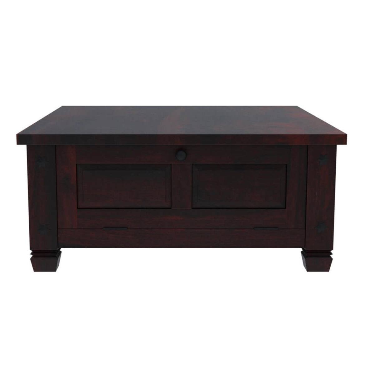 solid wood rectangular coffee table