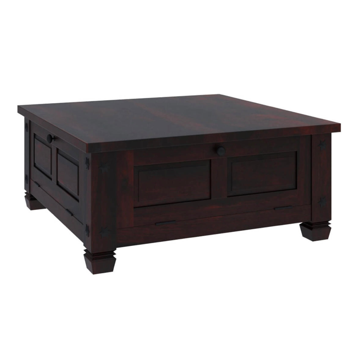 solid wood rectangular coffee table