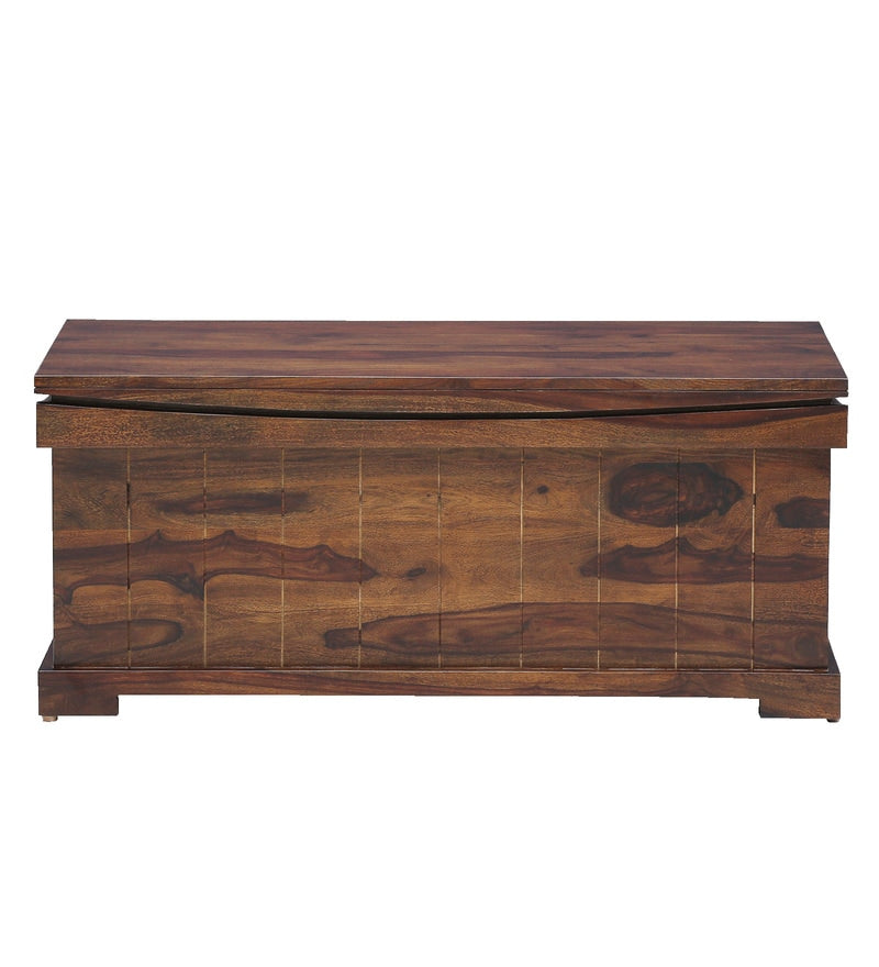 solid wood coffee table / blanket box