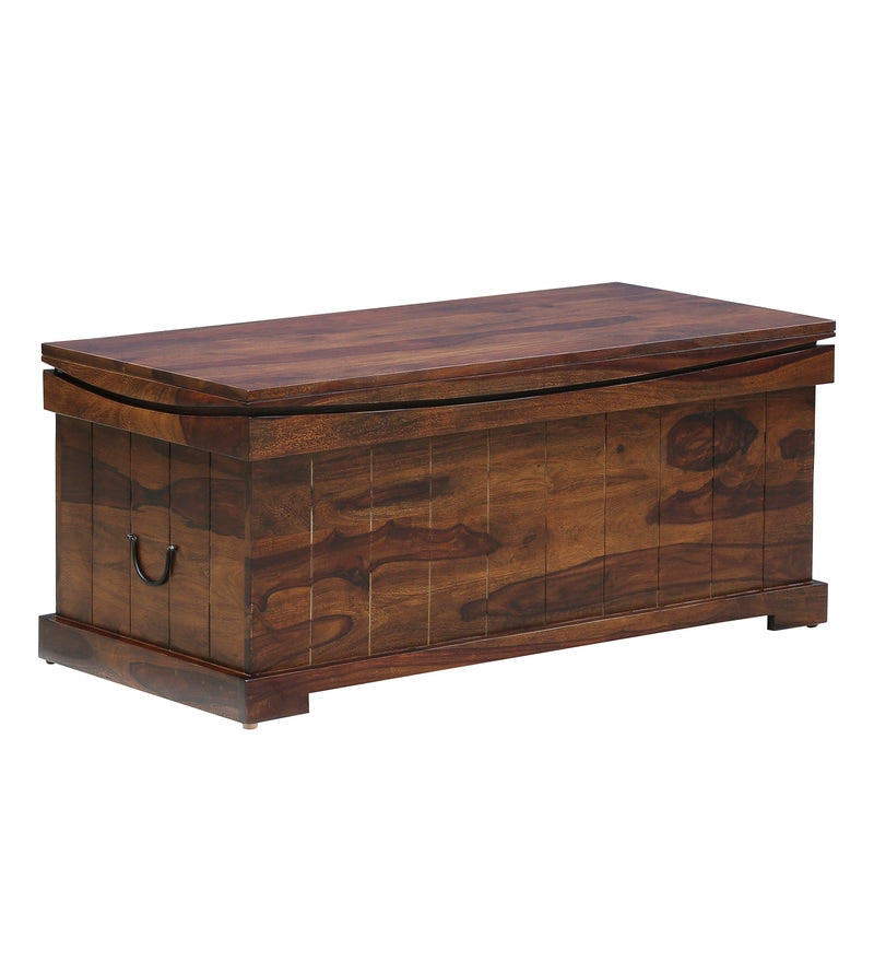 solid wood coffee table / blanket box