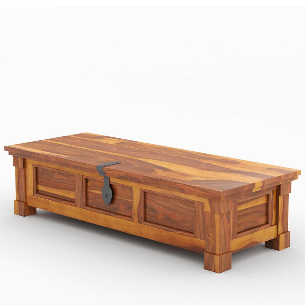 solid wood trunk coffee table