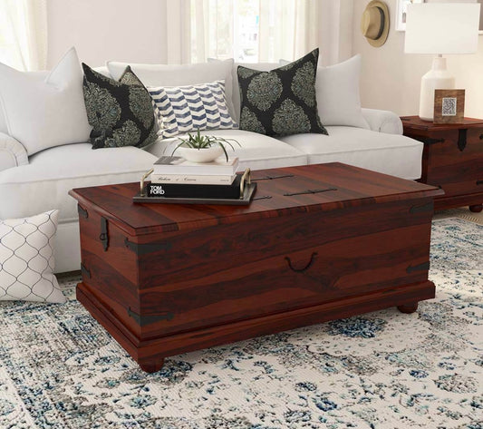 Solid Wood Classic Trunk / Coffee Table