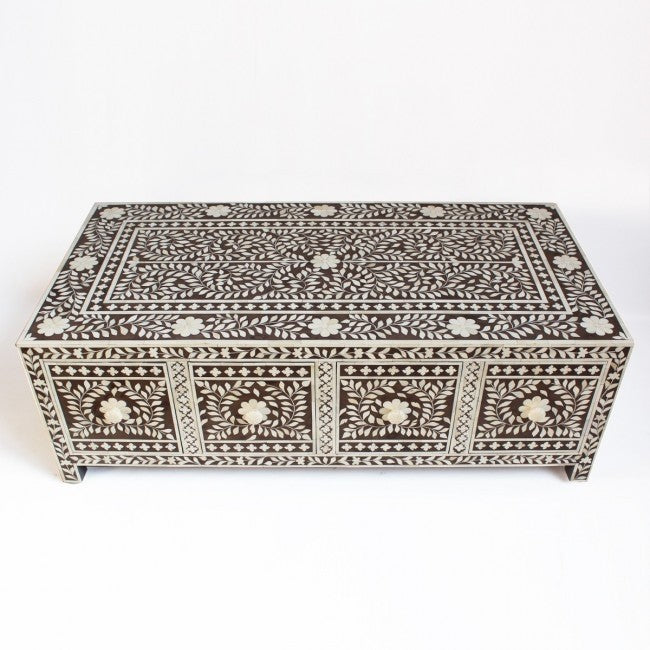 bone inlay coffee table